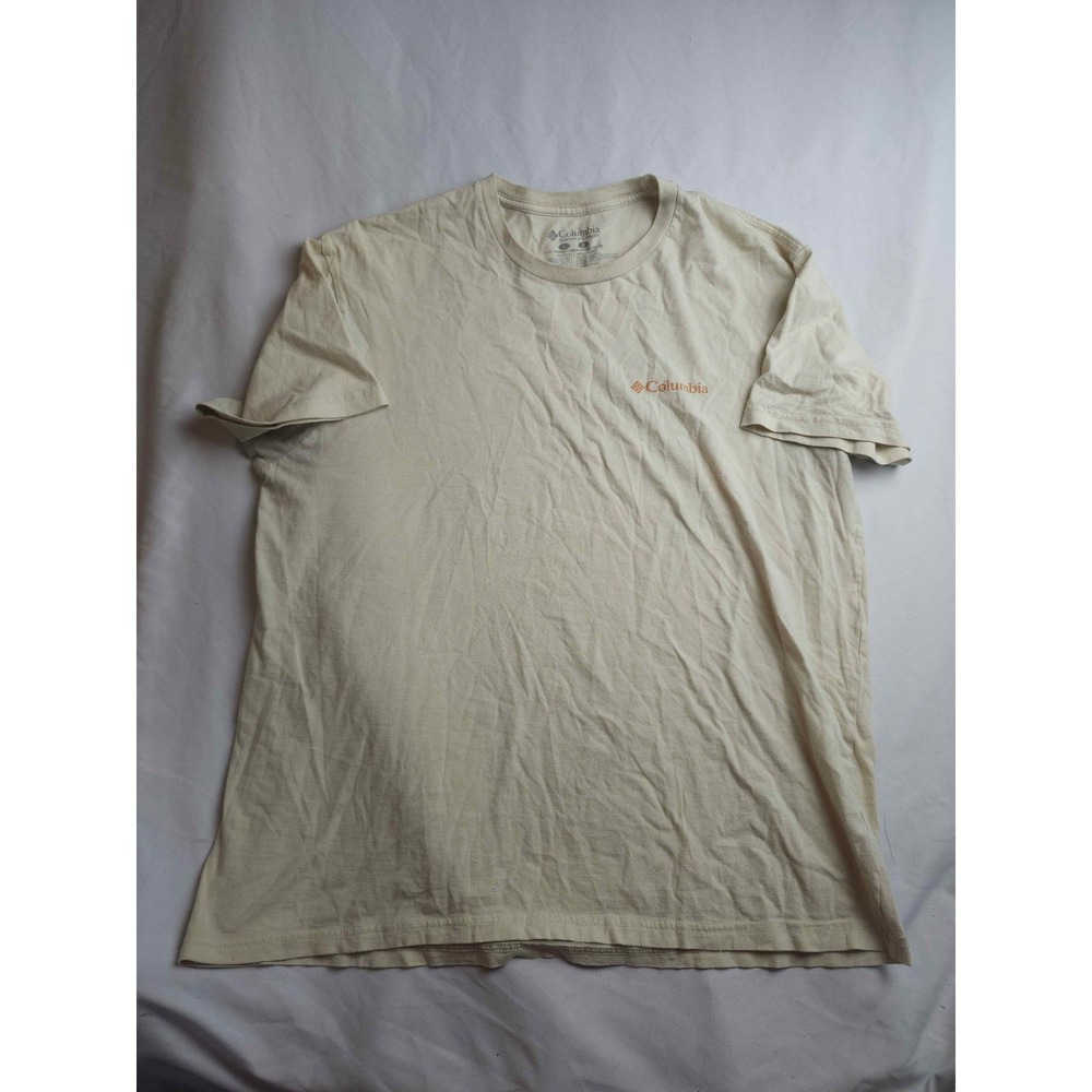 Columbia Mens Hide & Seek Champion Bigfoot Graphic T-Shirt Beige Large
